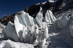 05 Trekking Through The Ice Penitentes Near The Start Of The Trek To Mount Everest North Face Advanced Base Camp In Tibet.jpg